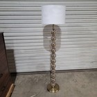 Threshold Stacked Glass Ball Floor Lamp Gold New  36f 