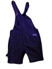 Black Shorts Overalls Men L Solid Black 