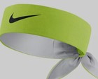 New Nike Dri-fit Tennis Head Tie Headband Unisex Volt Roger Nadal