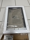 Extreme Weather Aluminum Dog Door 3-flap Insulated Medium