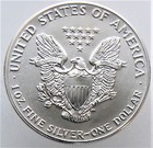 1987 American Silver Eagle Coin Bu 1 Oz Us  1 Dollar Brilliant Uncirculated Mint