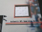 Chris Chandler 2001 Fleer Showcase Patchwork Authentic Game Worn Jersey Card