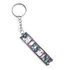 New Palestinian Keychain - W  Palestine Flag Colors Letters 