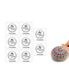 Mandala Template Dotting Pen Brush Mandala Rocks Painting Kits Natural Soap