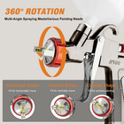 R500 Air Spray Gun Automotive Wall Gravity Feed Gun Kit 1 3 1 5 1 7 2 0mm Nozzle