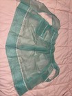 Lot Of 3 Vintage Half Aprons   2 Cross Stitch And 1 Sheer   Grandma   s Estate