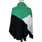 Nwt Tahari Artsy Colorblock Sweater Sz 2x Mock Neck Lagenlook Careerwear Soft