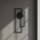2pcs Minimalist Abstract Geometric Metal Wall Art Home Vertical Sculpture Decor
