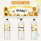 30sheets Bottle Label Adhesive Stickers Rectangle Bees 216x64mm Craft Product