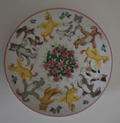 Tiffany And Co 3 Piece Set Tiffany Playground 1992 Cup Bowl Plate Land Animals