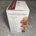 Parini Double Non-stick Burger Press   Cheese Melting Dome 8 75  New Open Box