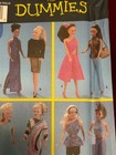 Vintage Simplicity 5257 Sewing For Dummies Pattern Fashion Barbie Doll Uncut