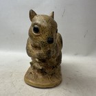 Vintage Ceramic Squirrel Planter Small Indoor Outdoor Plant Holder Decor