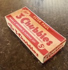 Vintage  new  3 Chubbies Chocolate Coconut 5   Candy Bar Display Box - Peter Paul