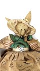 Vintage Primitive Handmade Grungy Rabbit Bunny Mother Doll Folk Art Handmade