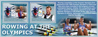 Stamps Olympic Games Rowing 8 Sheets Perforated New