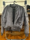 Alpha Industries Ma-1 Os Lw Velvet Bomber Jacket Pewter Grey