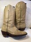 Vintage Frye 2308 Men s 10 D Beige tan Banana Cowboy Boots Usa Made