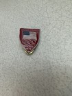 Olympic Shield Lapel Pin - Usa   Montreal 1976 - New Sealed -photos From Display