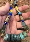 Native American Old Trade Bead Necklace  Venetian Trade  Turquoise  Trade Mix