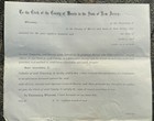 Rare Vintage 1880 Delinquent Tax Receipt Morris County New Jersey