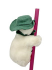 Vintage 1987 Eden The Snowman Raymond Briggs 4    Clip-on Pencil Hugger Plush