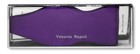 Vesuvio Napoli Self Tie Bow Tie Solid Purple Indigo Color Mens Bowtie