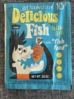 Vintage 1971 Fleer Delicious Fish Food Bubble Gum  Unopened  New Old Stock