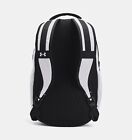 Under Armour Hustle 5 0 Backpack White Black  1361176-100