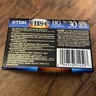 New Sealed One  1  Tdk Vhs-c Hg Ultimate 30 Camcorder Cassette Blank Video Tape