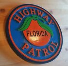 Police Florida Highway Patrol 3d Wood Routed Patch Sign Plaque Custom