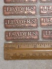 Leader s Furniture   Casket Makers Store Jacobus Pa Brass Name Plate 20 Id Tags