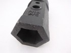 Auger Bit Adapter 2  Hex To 2  Round For Skid Steer