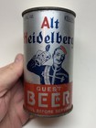 Vintage Alt Heidelberg Guest Beer Oi Flat Top Can W  Opening Instructions Rare
