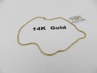 Macy s Sparkle Chain Ankle Bracelet  10   1-1 2mm  In 14k Yellow Gold