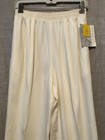 The Knit Connection By Russ New Womens Vintage Ivory Pants Elastic Waist Size 8