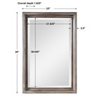Uttermost Uttermost Fielder Distressed Vanity Mirror