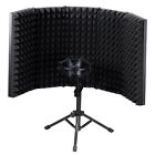 Microphone Isolation Shield 5-panel Studio Recording Mic Sound With Pop Filter