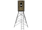 Muddy Mud-bbbst1000-10c Gunner Box Blind Steel Wall Constuction Cracked Mud Camo
