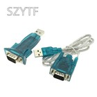 3ft Translucent Usb 2 0 To Db9 Rs232 Serial Converter 9 Pin Adapter Cable Pda