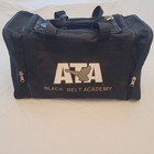 Black gold Ata Taekwondo Martial Arts Karate Sparring Gear Equipment Duffle Bag
