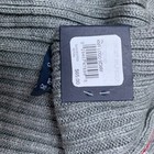  165 Tommy Hilfiger Mens Gray Logo Knit Winter Shawl Warm Ribbed Scarf One Size