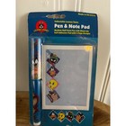 Vintage 1997 Looney Tunes Stationery Set Wile E Coyote Taz Pen Pencil Sharpener
