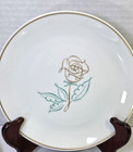 Easterling Rose Of Gold Bread And Butter Plates 6  Germany Set Of 7