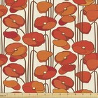 Art Nouveau Floral Foliage Fabric For Sewing And Crafts