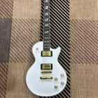 Custom Alpine White Lp Guitar  Mahogany Body   Neck Gold Hardware