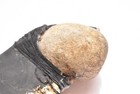 Plains Native American Sioux Indian Stone Ball Head Jaw War Club 13  Long Vtg