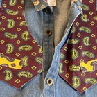 Vintage Childrens Rodeo One Piece Western Romper Paisley Print Sz 0-6 Mos