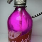 Rare  Violet Argentina    la Piedad    Soda Seltzer Siphon Bottle Grassi Hnos Parana