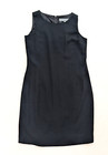 Alex Garfield Women s Dress Size 8p Black Ribbed Sheath Vintage 90s